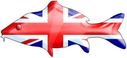 CarpForum.co.uk brand mark, a blue stylized fish with a white eye and a smooth modern look, set in the site header against a clean background